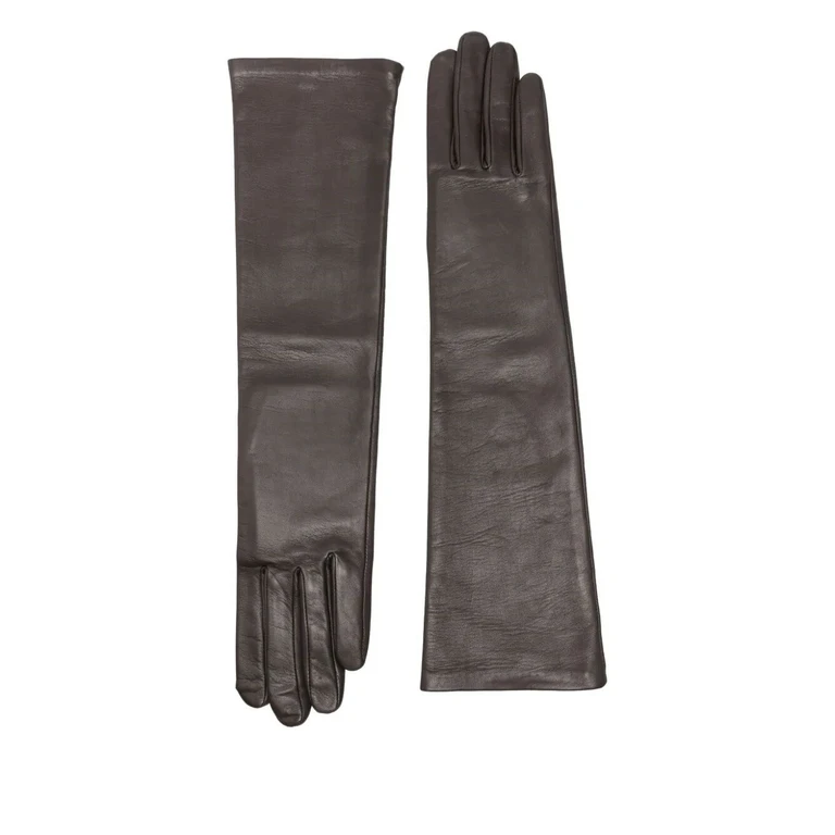 "Opera" Nappa Leather Silk Gloves