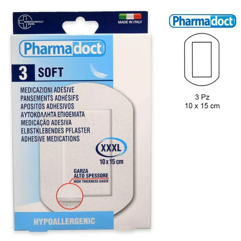 Delicate Tnt High Protection Bandages 3 Pieces 10 X 15 Cm