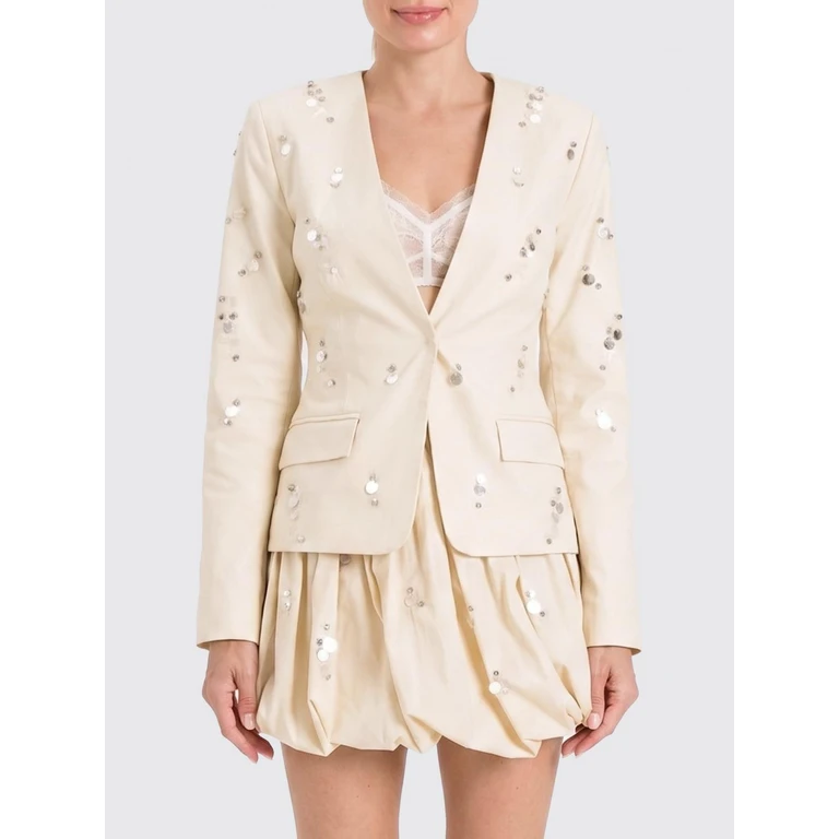 Cotton Blazer With Sequins (261AT201013362)