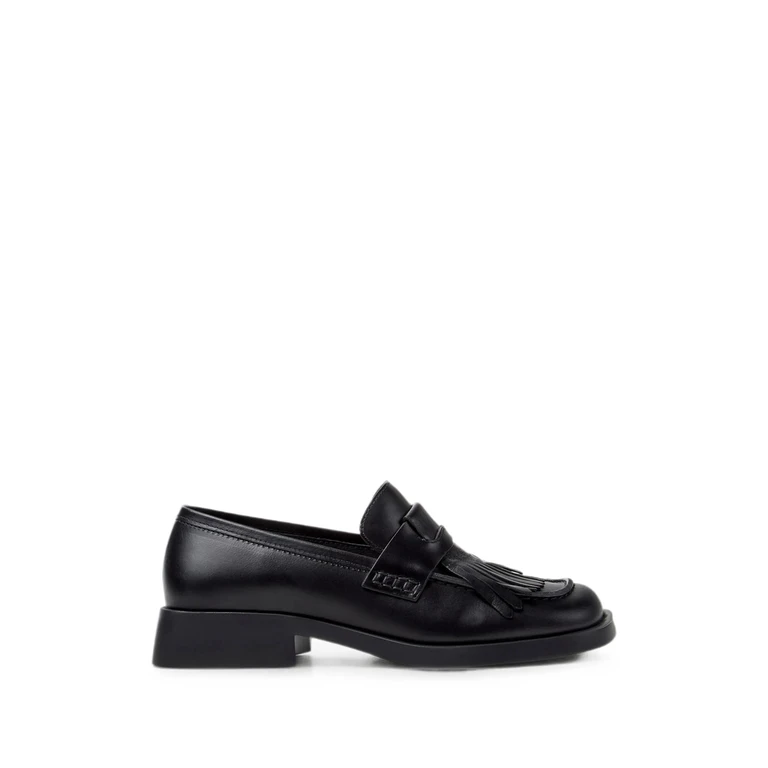 Twins Fringed Leather Loafers
