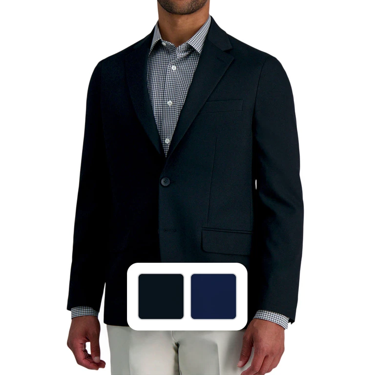 Men's The Travel Blazer Black L:- Black, L