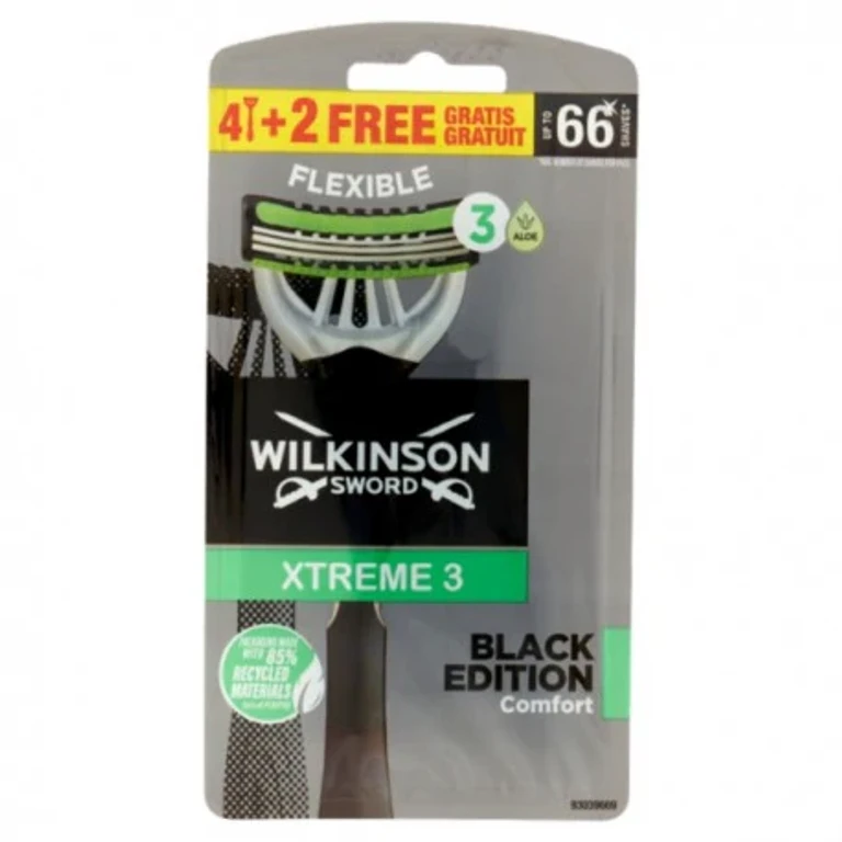Disposable Razor Xtreme 3 Black Edition 4+2