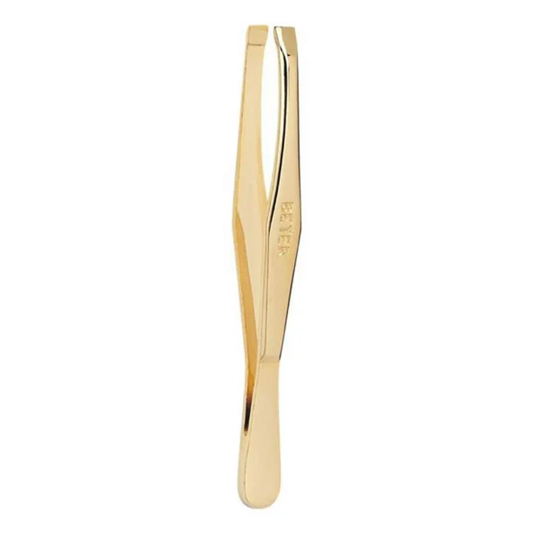Straight tip golden tweezers Beter