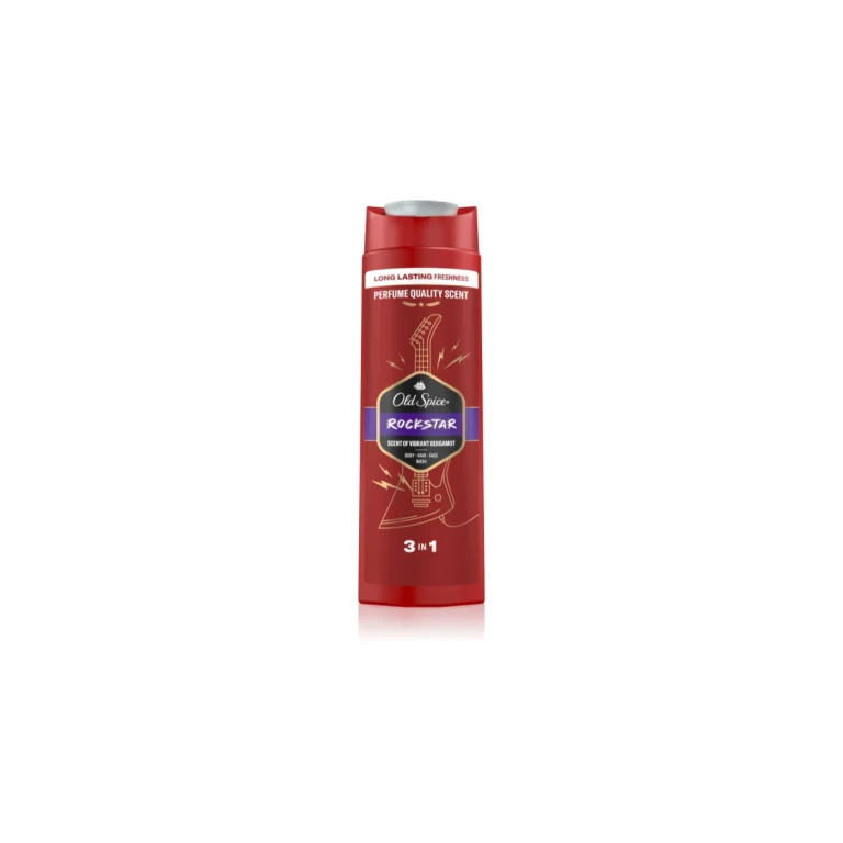 Old Spice RockStar shower gel for men for face, body and hair 400 ml