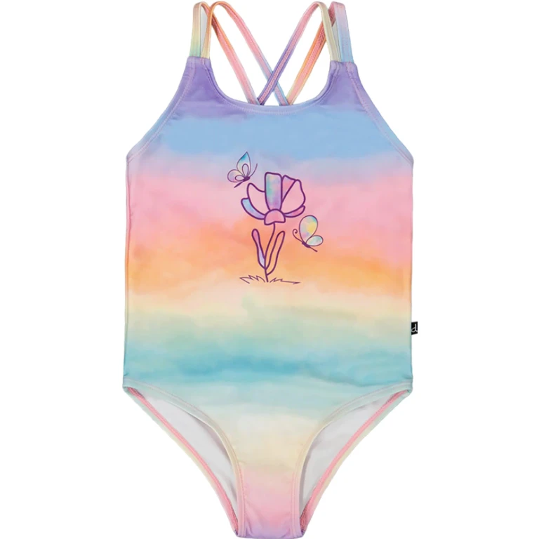 Printed One-Piece Swimsuit - Little Girl
