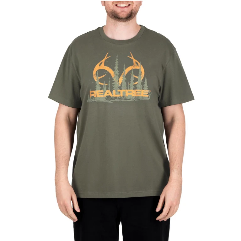 Graphic Tee Olive XS:- Olive, XS