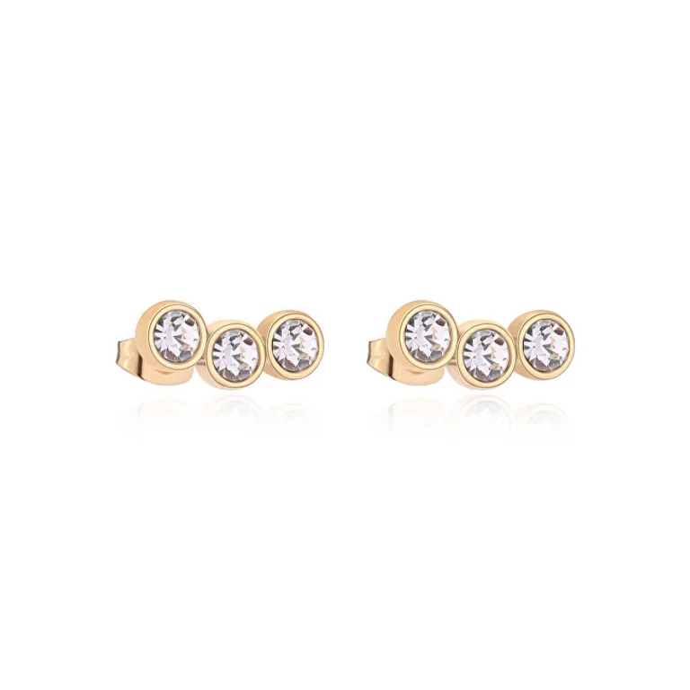 Women's Long Gold-Plated Earrings Light Sce30