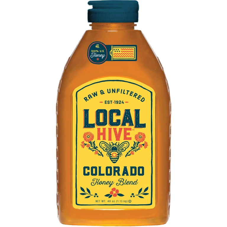 Colorado Raw and Unfiltered Honey, 40 oz.
