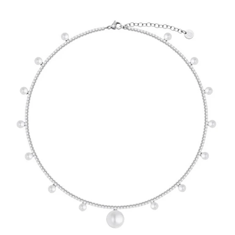 Liu Jo Charming Necklace with Synthetic Pearls Lj3018