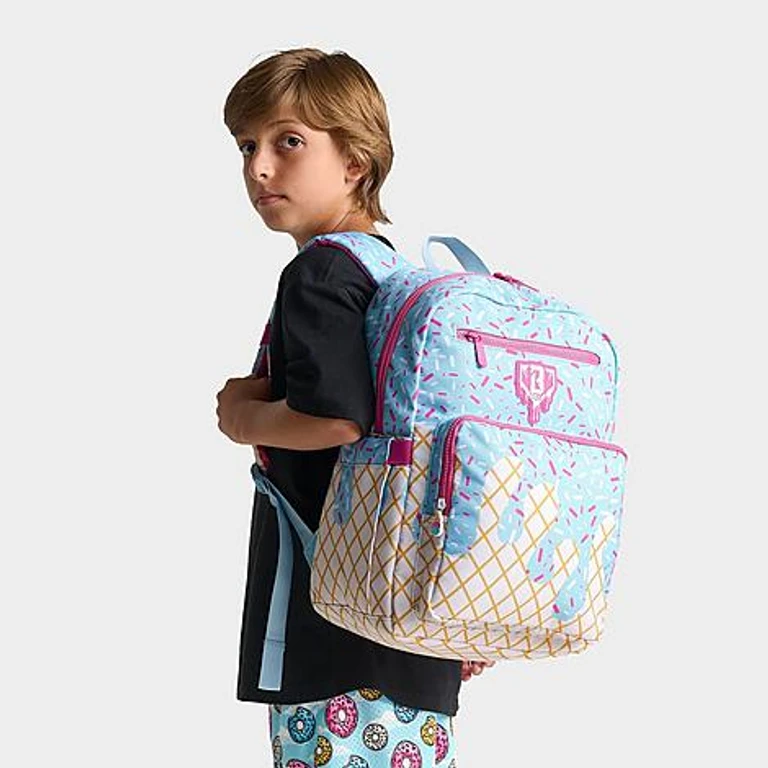 Ice Cream Rotation Backpack in Light Blue