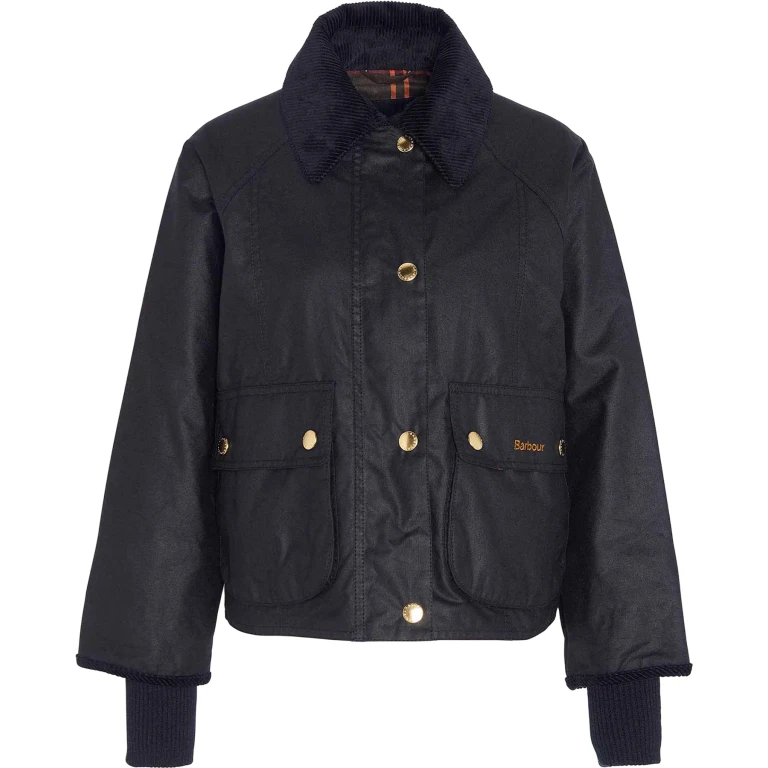 Beadnell Cropped Wax Jacket - Women's