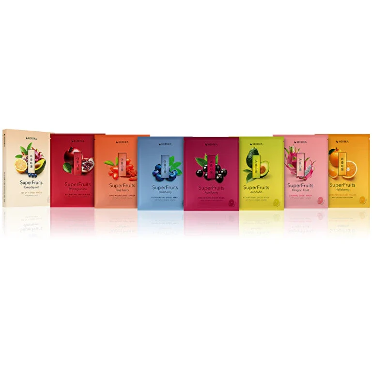 Superfruits Sheet Mask Gift Set 7 × 25 g