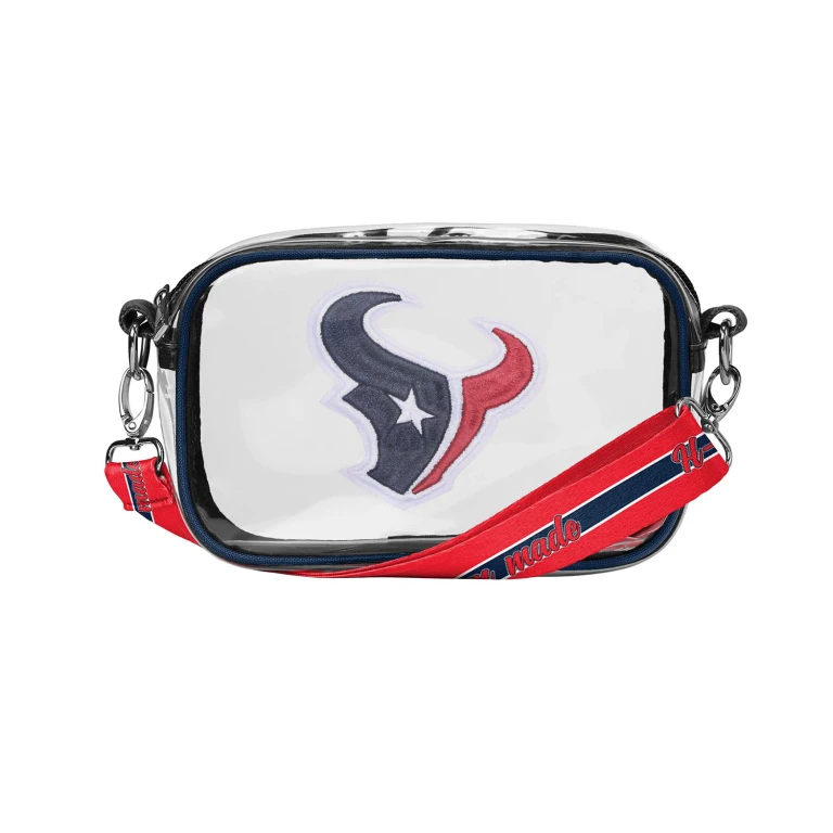Houston Texans Clear Crossbody Bag