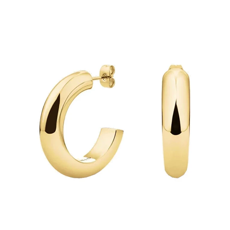 Bold Gold-Plated Rings in Steel Daily Solid Jedsg-J803