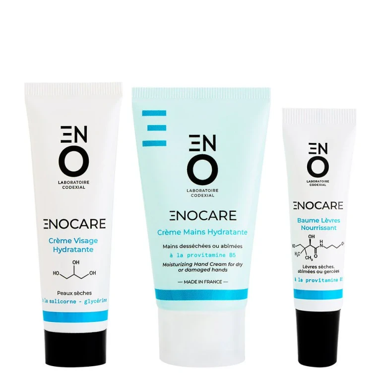 Set Codexial: Enocare Vitamin B5 Moisturizing Hand Cream 50 ml + Enocare Vitamin B5 Moisturizing and Repairing Lip Balm Treatment 15 ml + Enocare Glyc