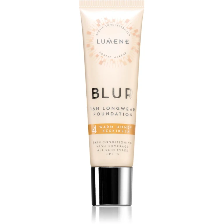Blur 16h long-lasting foundation SPF 15 color 4 Warm Honey 30 ml