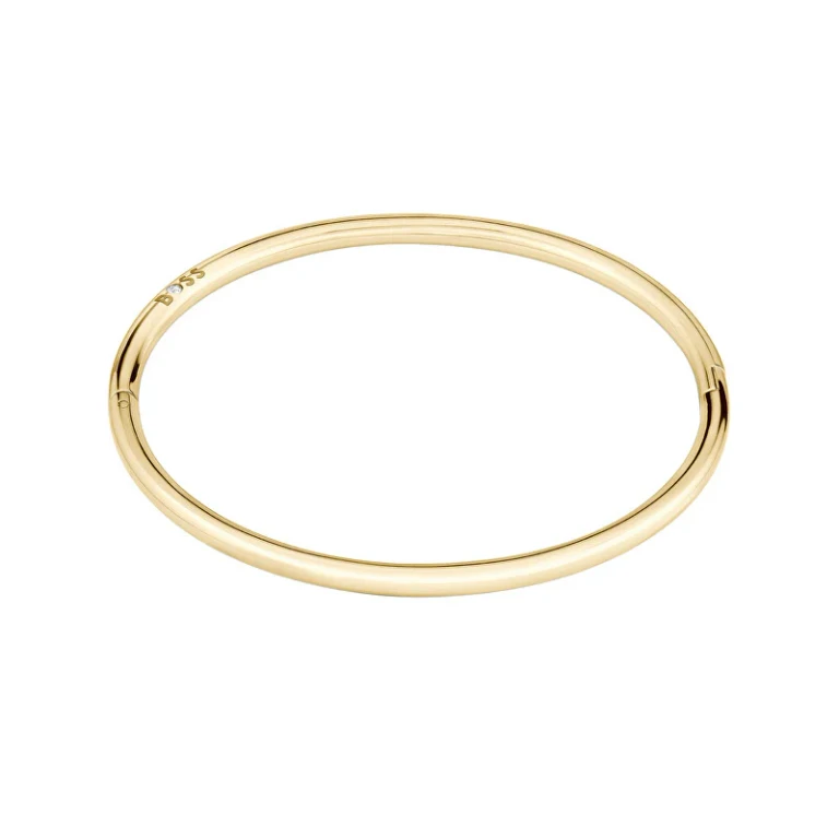 Minimalist Bracelet in Solid Steel Gold-Plated Live 1580686