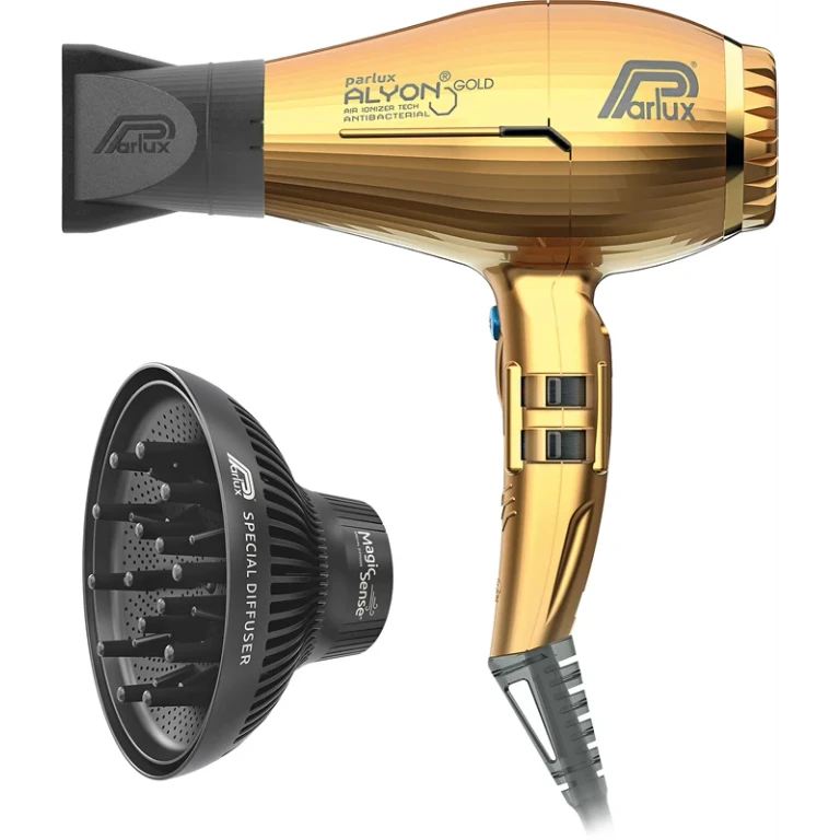 Hair dryer Parlux Alyon Gold + diffuser