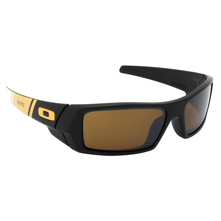 New Orleans Saints Gascan Prizm Tungsten Rectangular Mens Sunglasses OO9014 9014A7 60