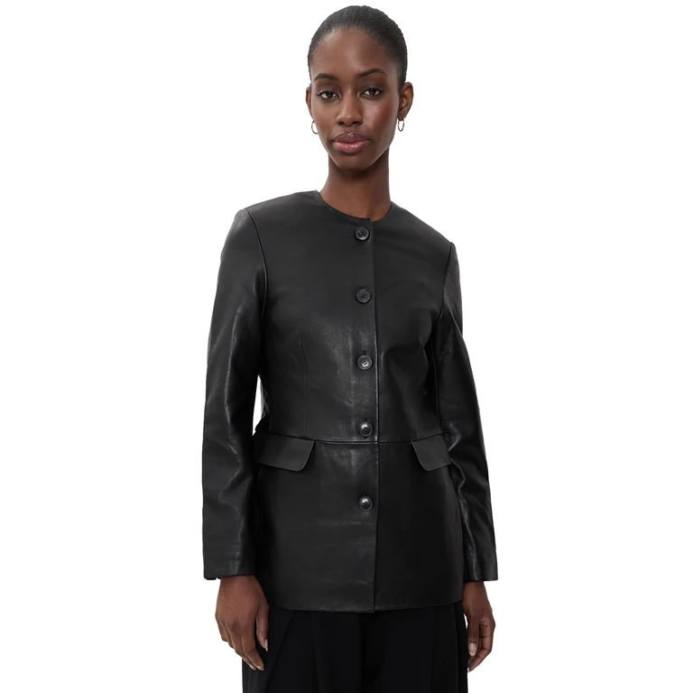 A. EMERY Esme Leather Jacket Black 12