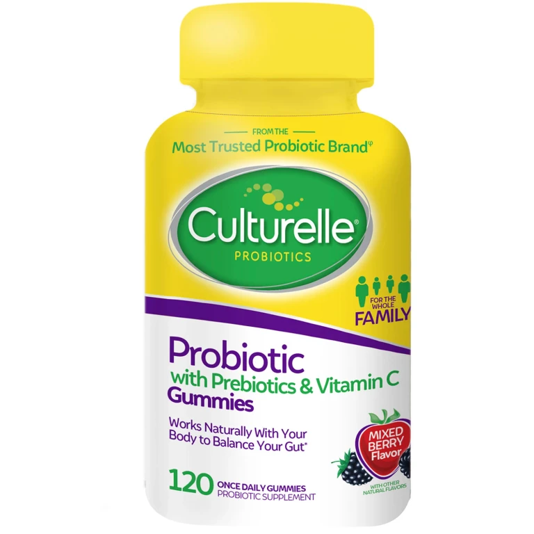 Probiotic Prebiotic & Vitamin C Gummies, 120 ct.