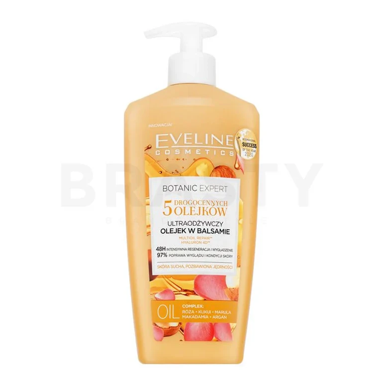 Eveline Botanic Expert 5 Oils Ultra-Nourishing Body Oil Lotion 350 ml