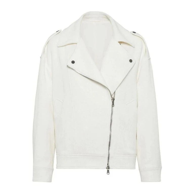 Wooff White Cotton Linen Jacket