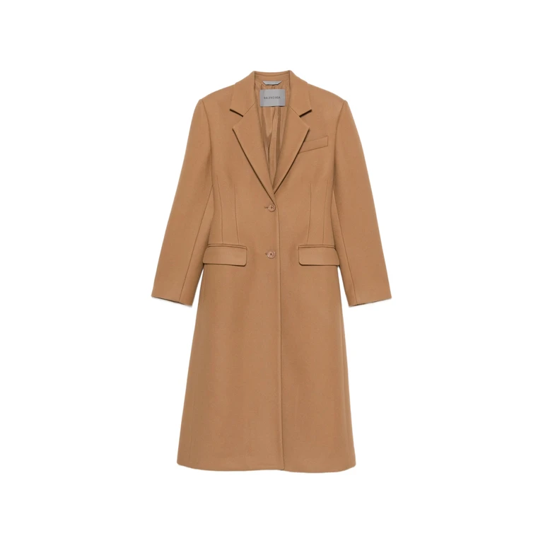 Hourglass Single-breasted Coat