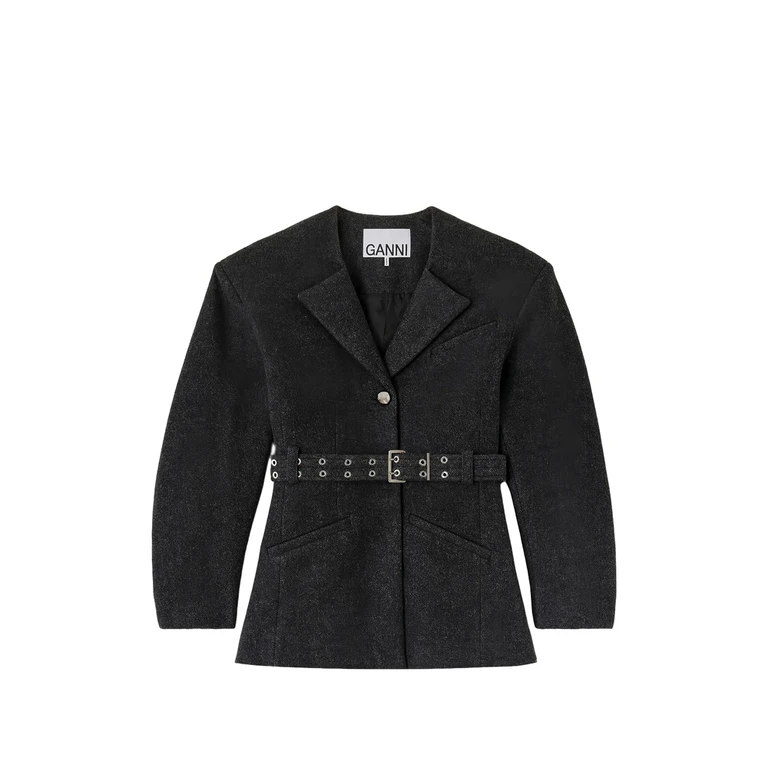 Belted Wool Jacket