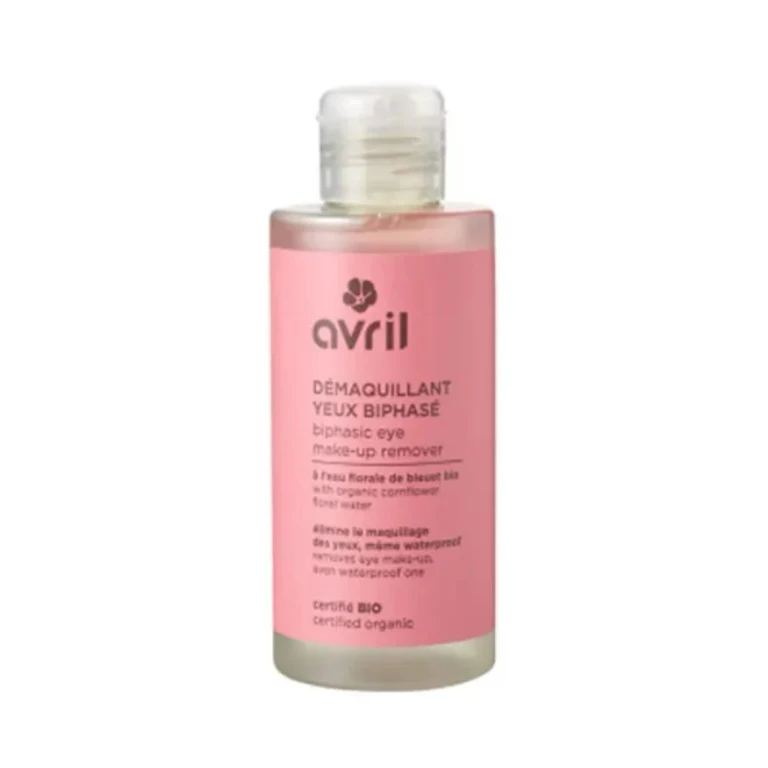 Two-phase eye make-up remover with organic cornflower floral water 150ml