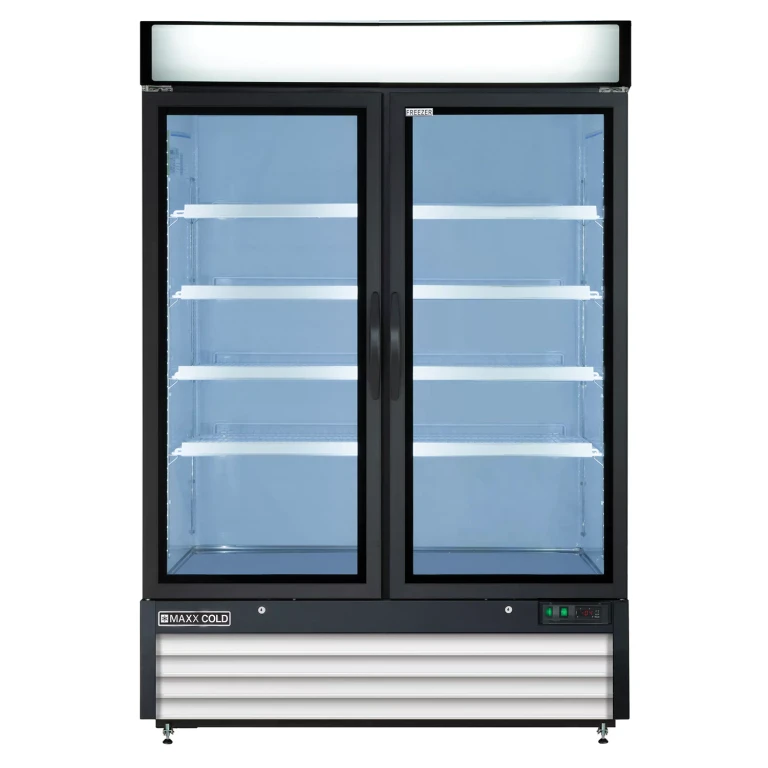 X-Series Double Door Upright Merchandiser Freezer (48 cu. ft.)
