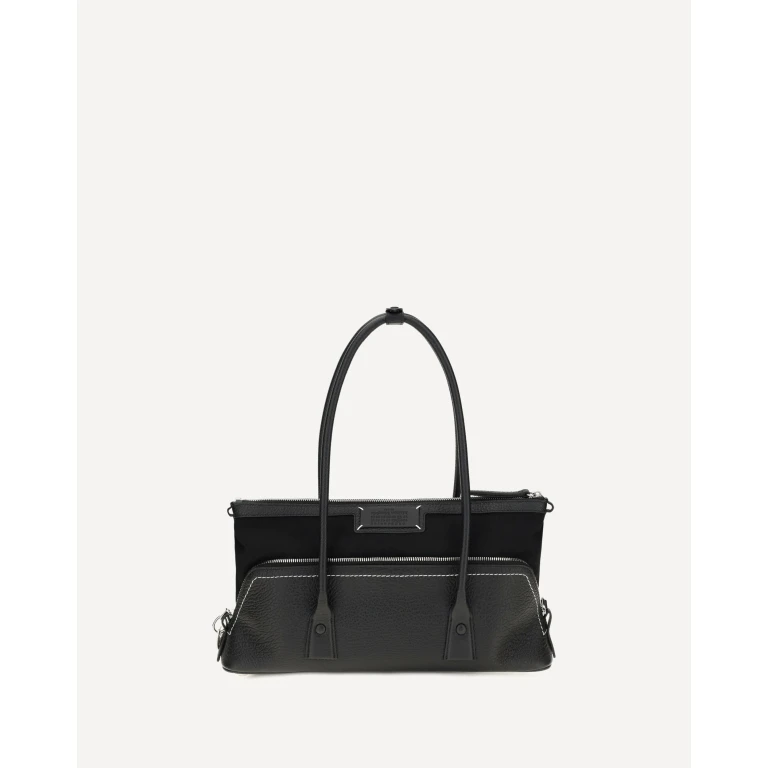 MARGIELA 5AC Shoulder Bag in leather with logo Female UNI