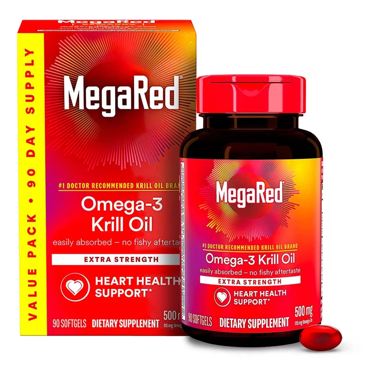 Omega-3 Krill Oil Supplement Softgels, 500mg, 90 ct.