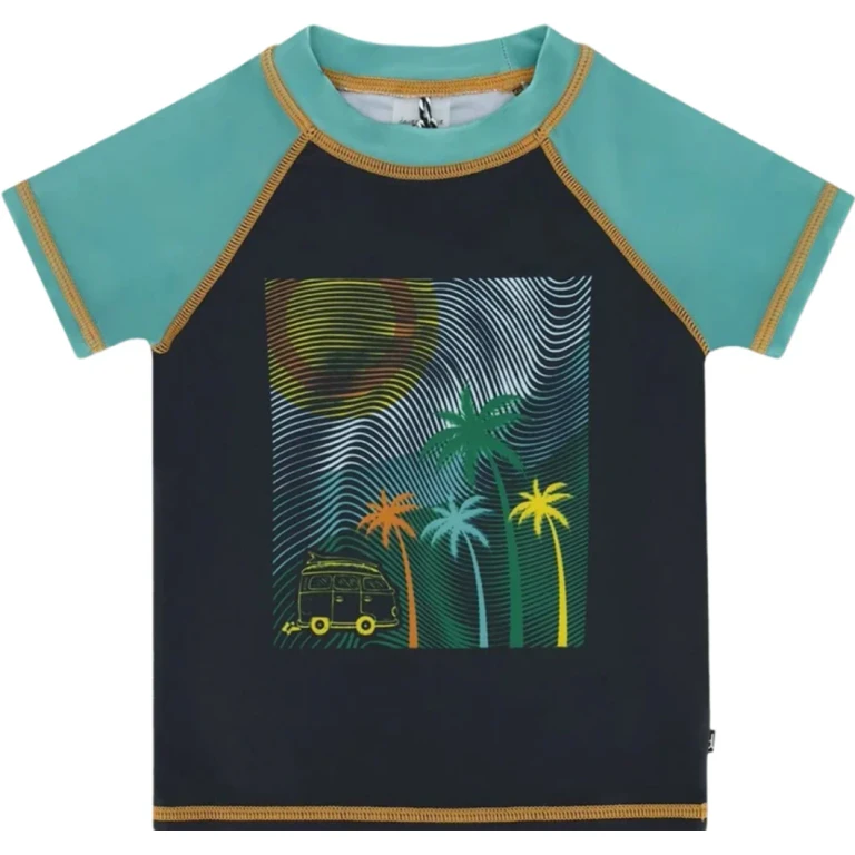 Printed Short Sleeve Rashguard - Baby Boys