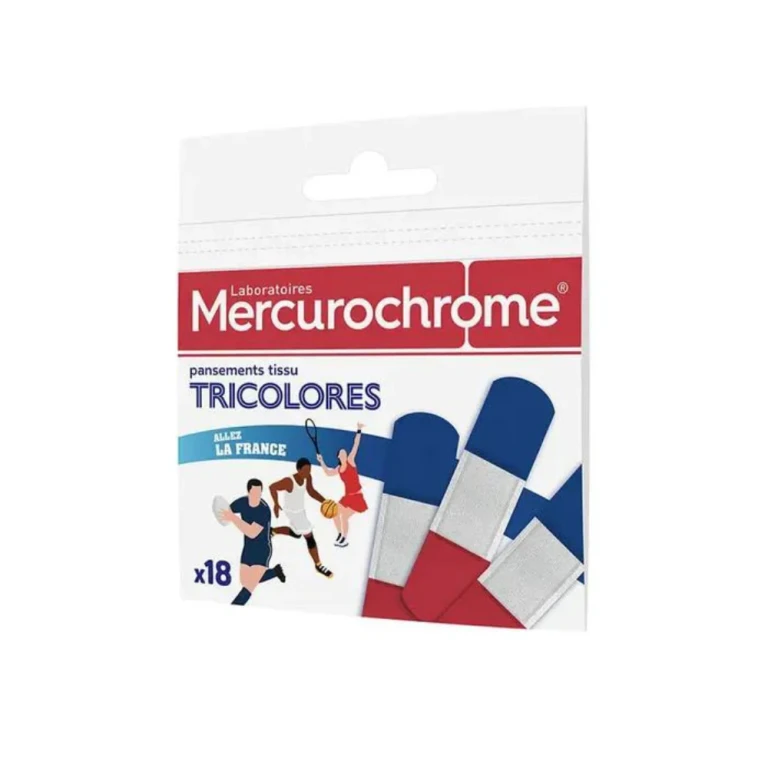 Tricolor Fabric Plasters x18