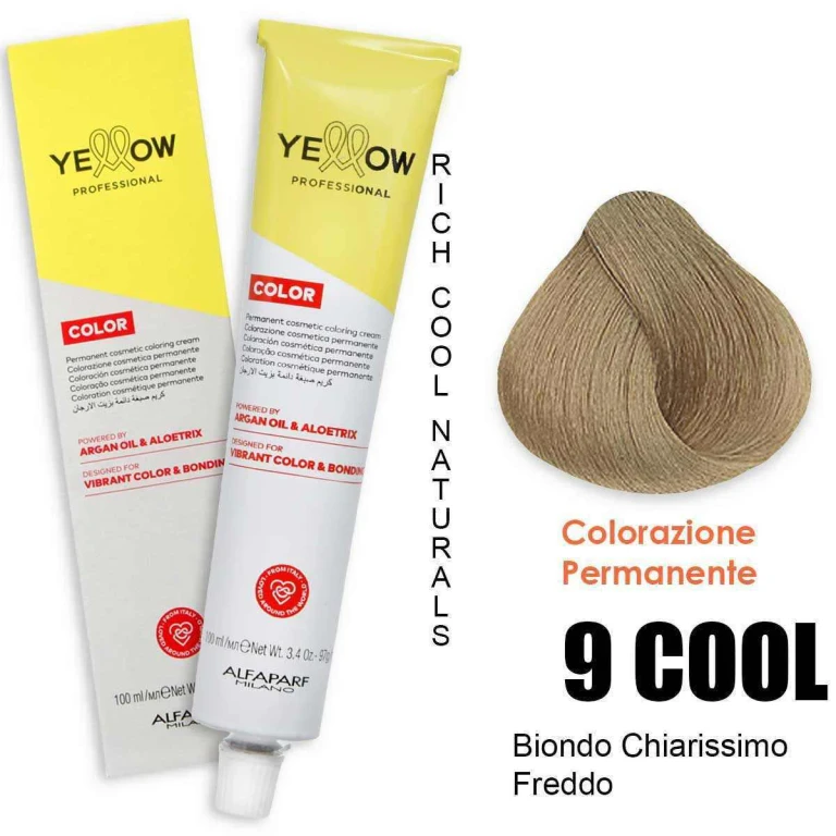 Yellow Color Permanent 9 Cold 100Ml