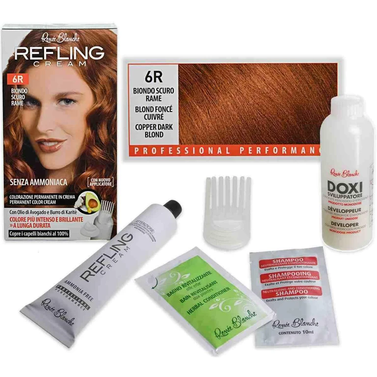 Crème Haarkleuring Refling 6R
