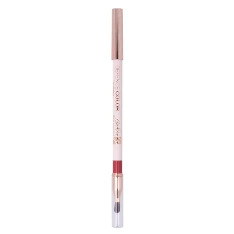 Defence Color Lip Contour Pencil with Brush Color 209 Paprika 1 pc