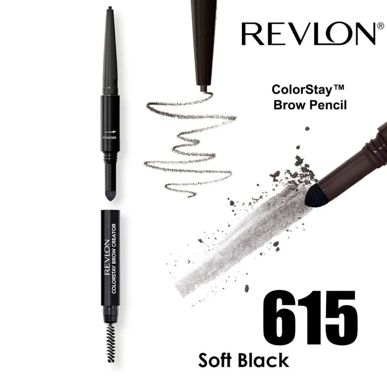 Colorstay Brow Creator 3In1 Soft Black 615