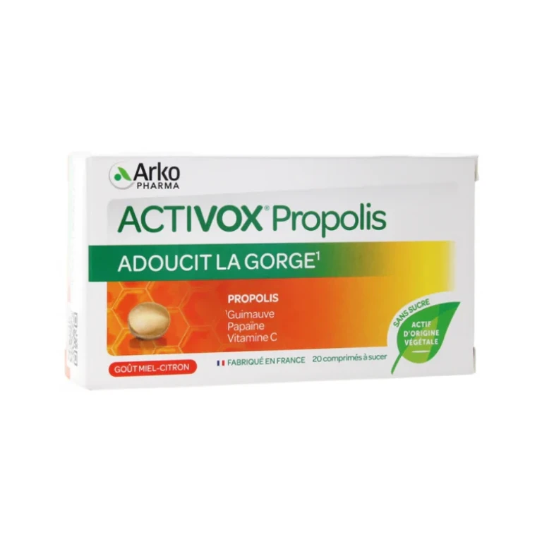 Activox Propolis Honey and Lemon 20 tablets