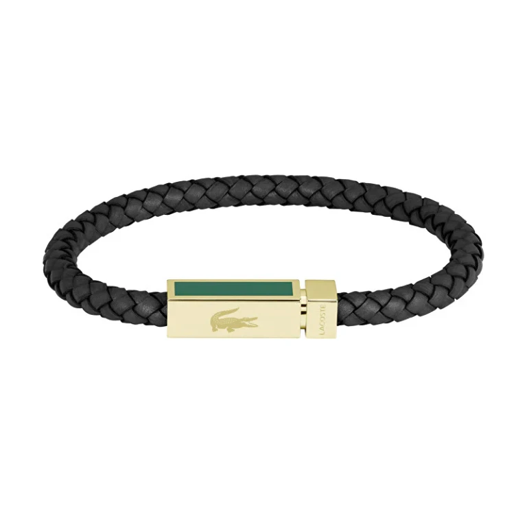 Black Leather Bracelet for Men Rockel 2040451