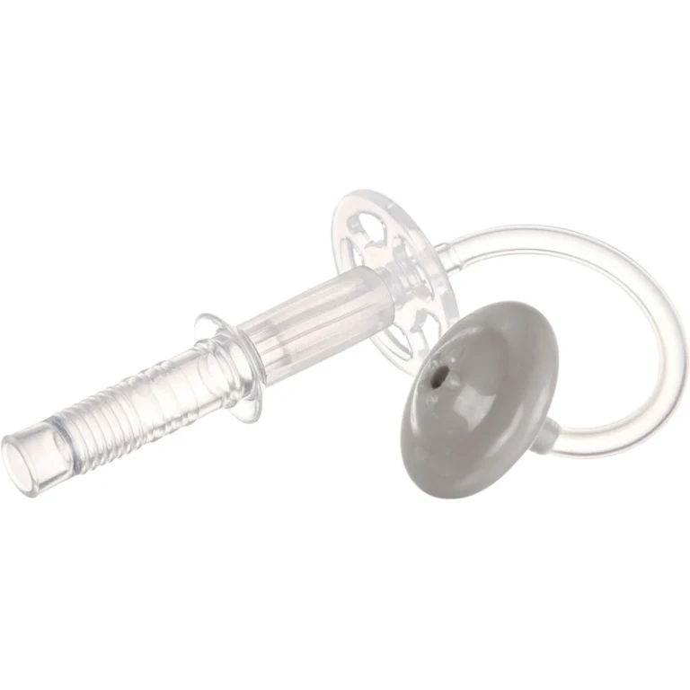 Straw silicone straw with weights grey 1 pc