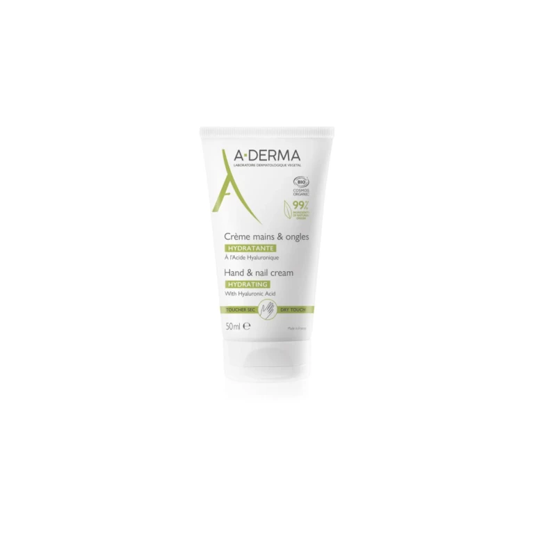 A-Derma Crema Idratante Biologica per Mani e Unghie 50ML
