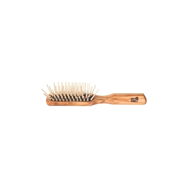 5 Row Olive Wood Long Hair Brush