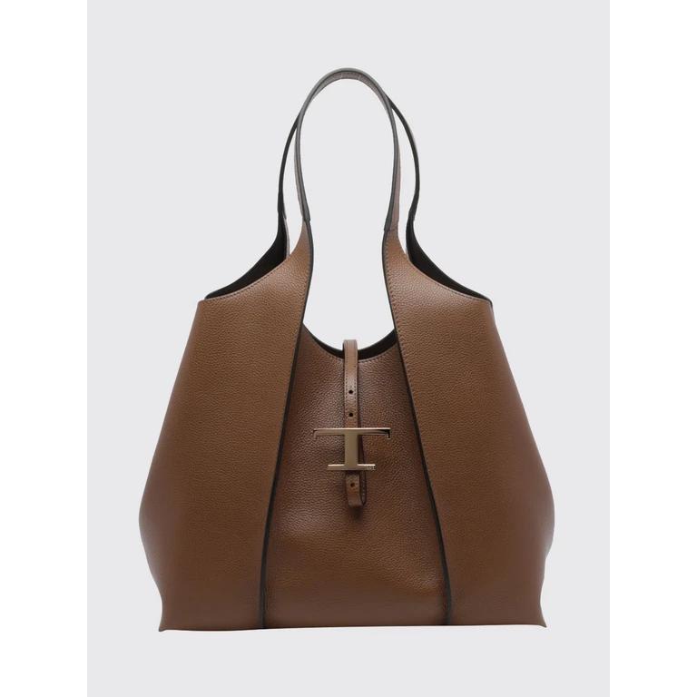 Sac à épaule T Timeless de Tod's en cuir de veau grainé