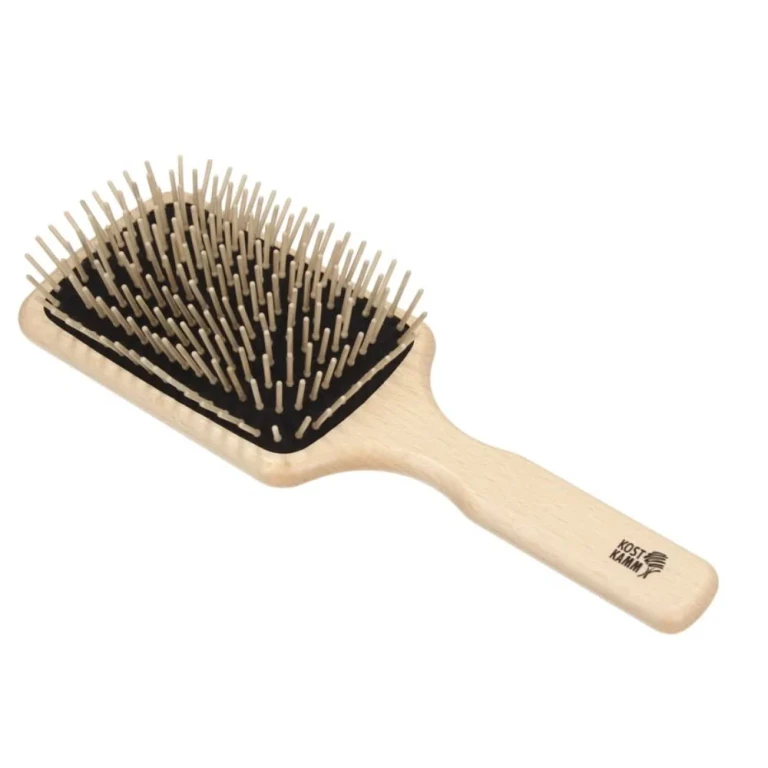 Paddle beech wood brush