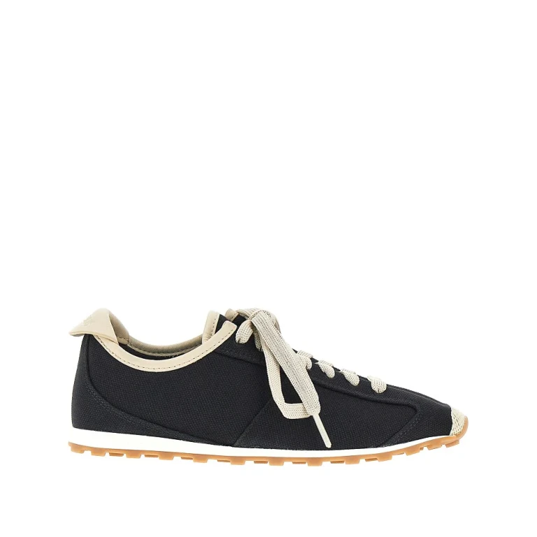 'Les Tennis' leather and canvas sneakers Woman 36