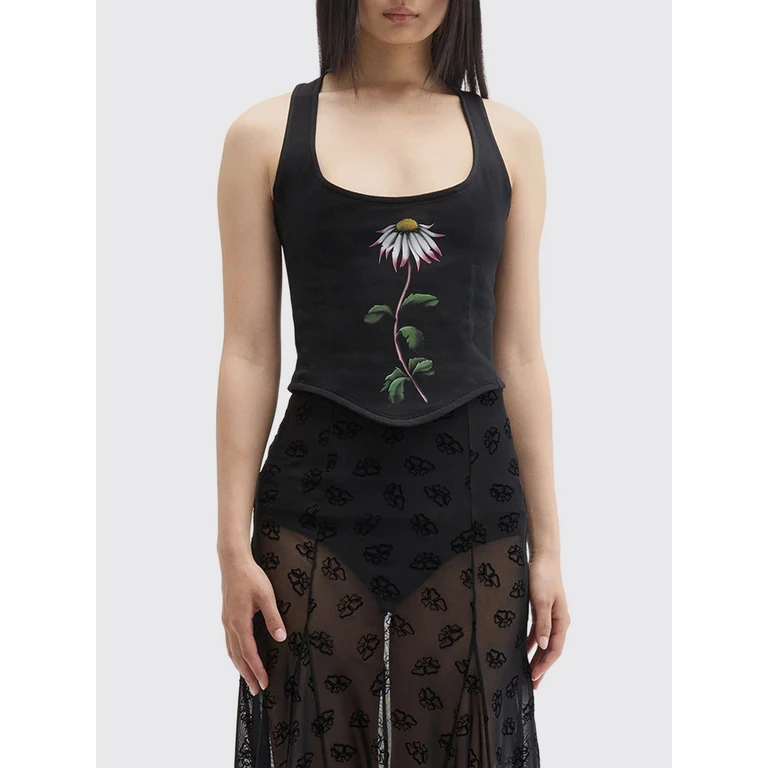 DAISY Floral Cotton Corset Top (25EM2M0T10040819000)