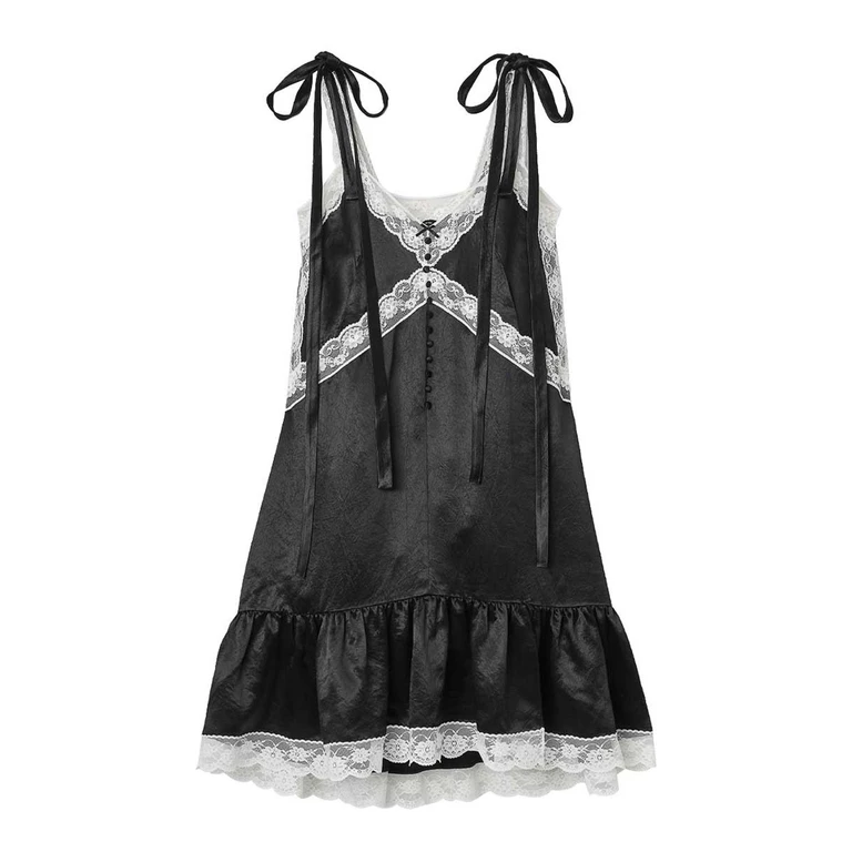Robe Au Genou - Noir (2S6RDR017W18)
