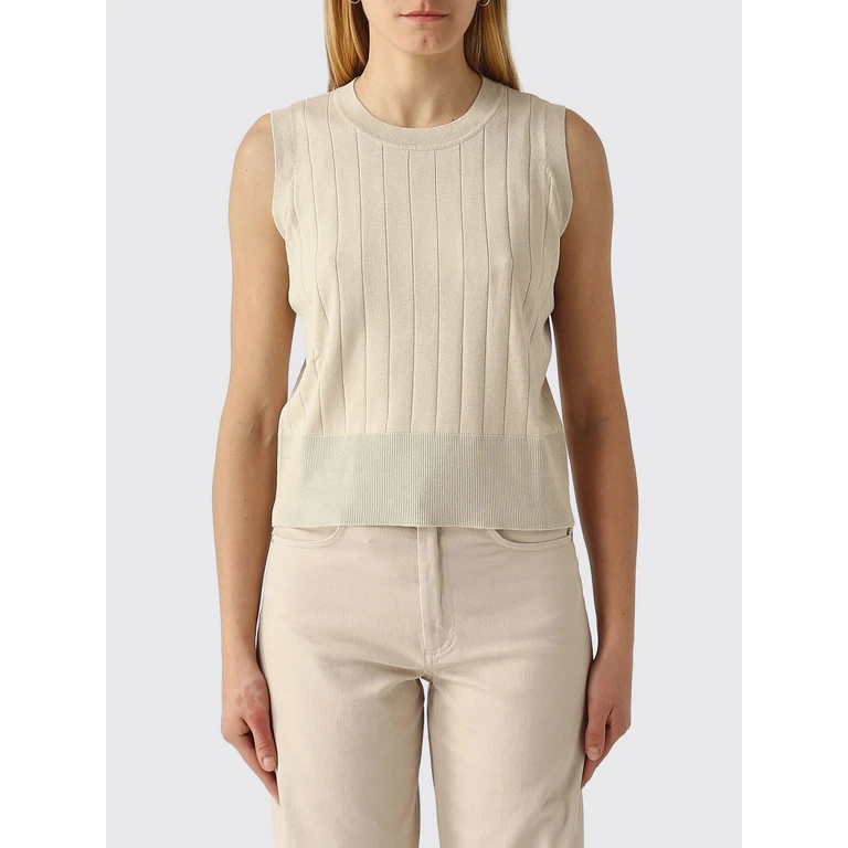 Cotton and Silk Crew-Neck Sweater (2616361147600001)